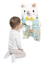 Quadro de Atividades Urso de Madeira Sensorial Quadro de Atividades Urso de Madeira Sensorial