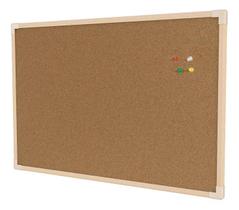 Quadro De Aviso Cortiça Moldura Madeira 40x30cm Mural Quadro De Aviso Cortiça Moldura Madeira 40x30cm Mural