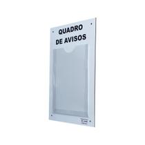 Quadro De Aviso e Gestão 1 Display A4 ACM Branco Quadro De Aviso e Gestão 1 Display A4 ACM Branco