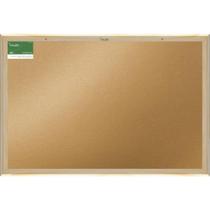 Quadro de Aviso em Cortiça com Moldura de Madeira Aparente - 100X70CM Quadro de Aviso em Cortiça com Moldura de Madeira Aparente - 100X70CM