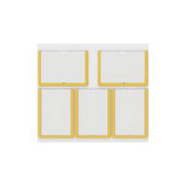 Quadro De Avisos Basic Com 5 Displays A4 Com Bordas Coloridas 3 Verticais e 2 Horizontais Quadro De Avisos Basic Com 5 Displays A4 Com Bordas Coloridas 3 Verticais e 2 Horizontais