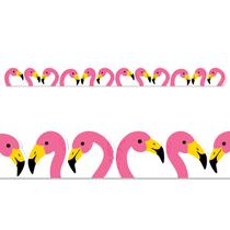 Quadro de avisos Border Creative Teaching Press Flamingos