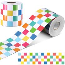 Quadro de avisos Border Zonon Checkerboard 65 pés Rainbow Quadro de avisos Border Zonon Checkerboard 65 pés Rainbow