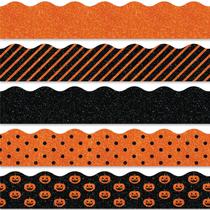 Quadro de avisos Borders Whaline Halloween 69 pés de glitter