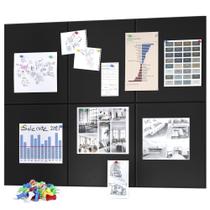 Quadro de Avisos de Feltro Neatsure 91x61 cm Preto Quadro de Avisos de Feltro Neatsure 91x61 cm Preto