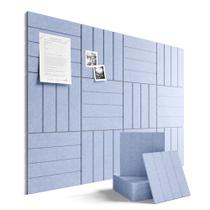 QUADRO DE AVISOS Fluxynara 122x91 cm Azul Pervinca Suave QUADRO DE AVISOS Fluxynara 122x91 cm Azul Pervinca Suave