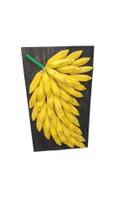 Quadro de bananas em madeira maciça, medindo 80 cm Quadro de bananas em madeira maciça, medindo 80 cm