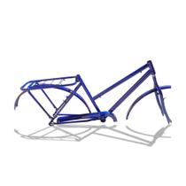 Quadro De Bicicleta Modelo Poti Aro 26 + Garfo - Azul - wendy