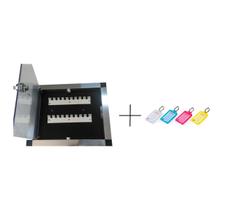 Quadro de Chaves com 20 Ganchos para Molhos de Chaves ou Chaves de Veículos 20 Chaveiros Coloridos