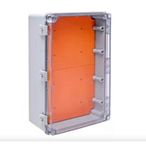 Quadro de comando rohdbox 450x300x150 cinza tampa transparente ip 68 - rohdina Quadro de comando rohdbox 450x300x150 cinza tampa transparente ip 68 - rohdina