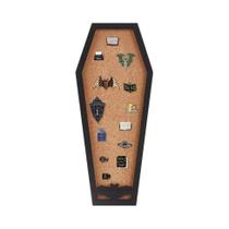 Quadro De Cortiça Com Moldura Preta 11.2x4.7 Polegadas, Quadro De Avisos Montado Na Parede Para