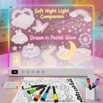 Quadro de Desenho Timisigns 13,7" LED Recarregável para Crianças