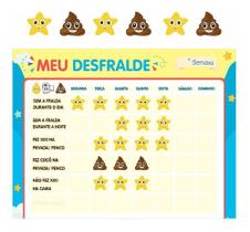 Quadro de Desfralde Infantil - Home e Planner