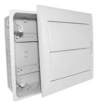 Quadro de distribuição 18/24 disjuntor nema/din embutir