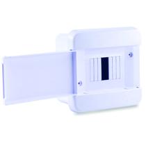 Quadro de Distribuição 4 Disjuntores Din Embutir Chumbar Elétrico