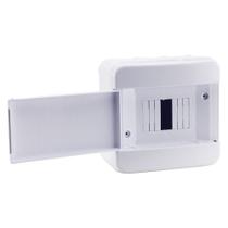 Quadro de Distribuição 4 Disjuntores Din Sobrepor Parafusar Elétrico Quadro de Distribuição 4 Disjuntores Din Sobrepor Parafusar Elétrico