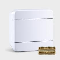 Quadro de Distribuição C/Barramento 4 Disj Embutir Forceline