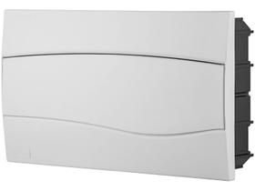 Quadro de Distribuição de Embutir 18 DIN ou 12 NEMA Tramontina com Porta Branca