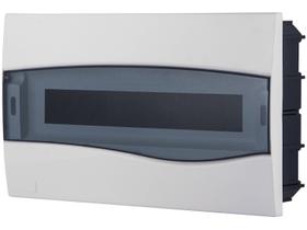 Quadro de Distribuição de Embutir 18 DIN ou 12 NEMA Tramontina com Porta Transparente