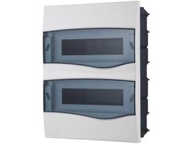 Quadro de Distribuição de Embutir 24 DIN ou 16 NEMA Tramontina com Porta Transparente