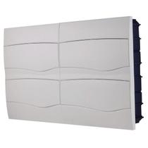 Quadro de Distribuição de Embutir 48 DIN ou 32 NEMA Tramontina com Porta Branca Quadro de Distribuição de Embutir 48 DIN ou 32 NEMA Tramontina com Porta Branca