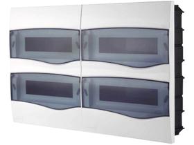 Quadro de Distribuição de Embutir 48 DIN ou 32 NEMA Tramontina com Porta Transparente Quadro de Distribuição de Embutir 48 DIN ou 32 NEMA Tramontina com Porta Transparente