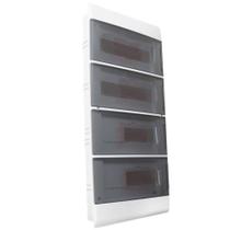 Quadro de Distribuição de Embutir 4X12 Porta Transparente - SCE48PT - STECK