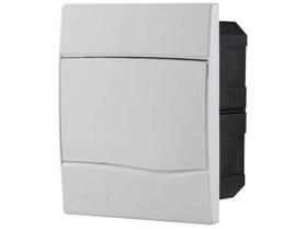 Quadro de Distribuição de Embutir 5 DIN ou 3 NEMA Tramontina com Porta Branca