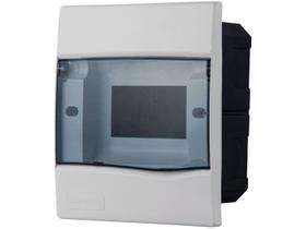 Quadro de Distribuição de Embutir 5 DIN ou 3 NEMA Tramontina com Porta Transparente Quadro de Distribuição de Embutir 5 DIN ou 3 NEMA Tramontina com Porta Transparente