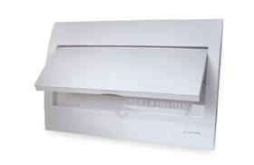 Quadro de distribuição de embutir em PVC para 12 disjuntores DIN Soprano 05129.0012.01