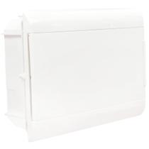 Quadro de Distribuição de Embutir Porta Opaca 12 DIN - SCM12OBR - STECK Quadro de Distribuição de Embutir Porta Opaca 12 DIN - SCM12OBR - STECK