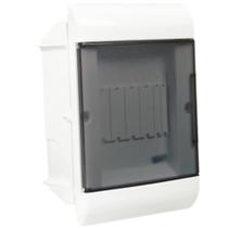 Quadro de Distribuição de Embutir Porta Transparente 5 DIN - SCM5TBR - STECK