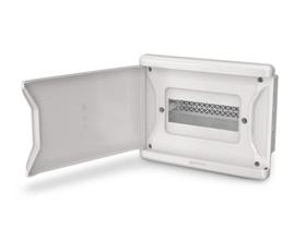 Quadro de Distribuição de Embutir Sem Barramento 8/6 Branco - Krona Quadro de Distribuição de Embutir Sem Barramento 8/6 Branco - Krona
