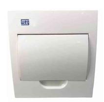 Quadro De Distribuição De Embutir Weg 8 Disjuntores Branco Quadro De Distribuição De Embutir Weg 8 Disjuntores Branco