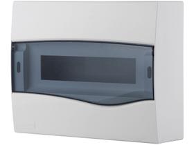 Quadro de Distribuição de Sobrepor 12 DIN ou 8 NEMA Tramontina com Porta Transparente Quadro de Distribuição de Sobrepor 12 DIN ou 8 NEMA Tramontina com Porta Transparente