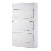 Quadro de Distribuição de Sobrepor 36 DIN ou 24 NEMA Tramontina com Porta Branca Quadro de Distribuição de Sobrepor 36 DIN ou 24 NEMA Tramontina com Porta Branca