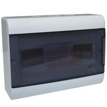 Quadro de Distribuição de Sobrepor Porta Transparente 12 DIN - SCV12PT - STECK Quadro de Distribuição de Sobrepor Porta Transparente 12 DIN - SCV12PT - STECK