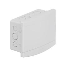 Quadro de Distribuição Embutir PVC 6 / 8 Disjuntores sem Barramento Branco Tigre Quadro de Distribuição Embutir PVC 6 / 8 Disjuntores sem Barramento Branco Tigre