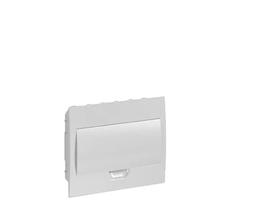 Quadro de distribuição - hb-12m - 12 modulos - (branco - tampa branca) - (com trilho din) - ip40 - embutir Quadro de distribuição - hb-12m - 12 modulos - (branco - tampa branca) - (com trilho din) - ip40 - embutir