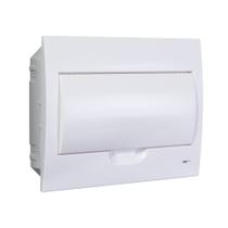 Quadro de Distribuição MarGirius QDE-12 de Embutir para 12 Polos Branco