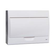 Quadro de Distribuição MarGirius QDS-12 de Sobrepor para 12 Polos Branco