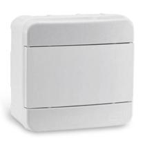 Quadro de Distribuição P/Sobrepor P/4 Disjuntores Din Branco - Force Line