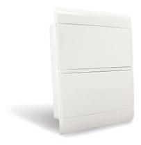 Quadro de distribuição para 24 disjuntores de embutir Steck SCM240BR sem barramento Quadro de distribuição para 24 disjuntores de embutir Steck SCM240BR sem barramento