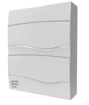 Quadro de distribuição PVC de sobrepor de 16 a 24 disj BRUMM Quadro de distribuição PVC de sobrepor de 16 a 24 disj BRUMM