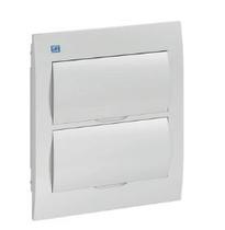 Quadro de distribuição pvc embutir branco 24 disjuntores weg Quadro de distribuição pvc embutir branco 24 disjuntores weg