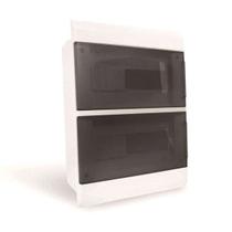Quadro de distribuicao pvc embutir fume steck - 24 modulos din Quadro de distribuicao pvc embutir fume steck - 24 modulos din