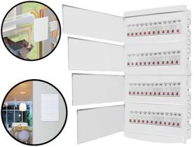 Quadro De Distribuição Slim Branco Caixa Embutir Residencial Comercial 64 Disjuntores Quadro De Distribuição Slim Branco Caixa Embutir Residencial Comercial 64 Disjuntores