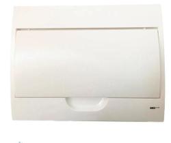 Quadro de Distribuição Sobrepor Margirius Para 12 Disjuntores Branco Quadro de Distribuição Sobrepor Margirius Para 12 Disjuntores Branco