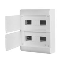 Quadro de distribuicao sobrepor tampa branca 24 minidisjuntores - steck