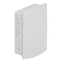 Quadro de Embutir PVC 12/16 Disjuntores S/Barramento Tampa Branca Tigre